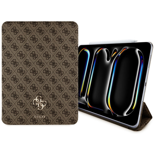 Θήκη για Apple iPad Pro 11 (2024), Guess, 4G Big Logo, Καφέ