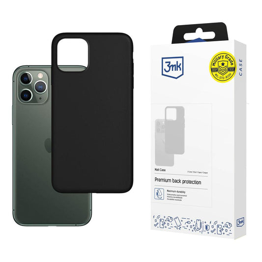 Case for Apple iPhone 12 / 12 Pro, 3MK, Matte Black