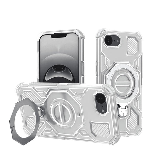 Θήκη για Apple iPhone 17e / 16e, Techsuit, Carbon Shield Pro, Λευκό