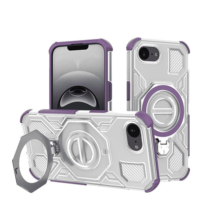 Θήκη για Apple iPhone 17e / 16e, Techsuit, Carbon Shield Pro, Μωβ