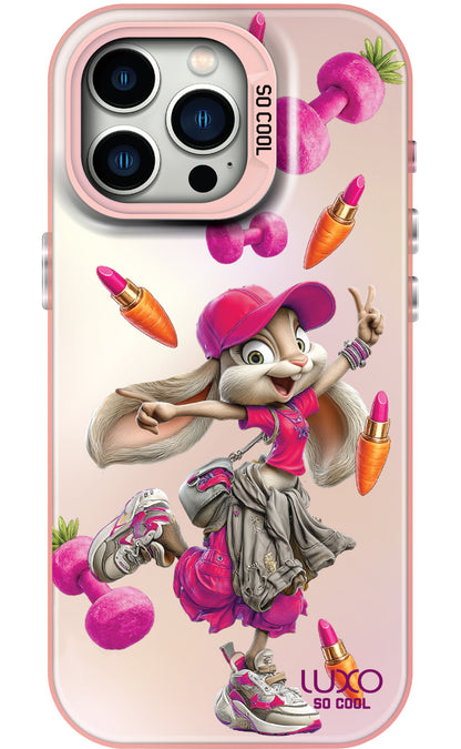 Θήκη για Apple iPhone 13 Pro Max, LUXO So CooL, ArcadiA Rabbit, Πολύχρωμη
