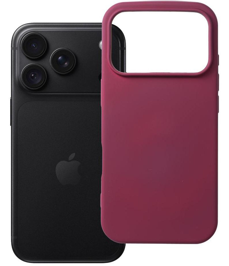 Θήκη για Apple iPhone 18 Pro Max / 17 Pro Max, OEM, σιλικόνη, μπορντό