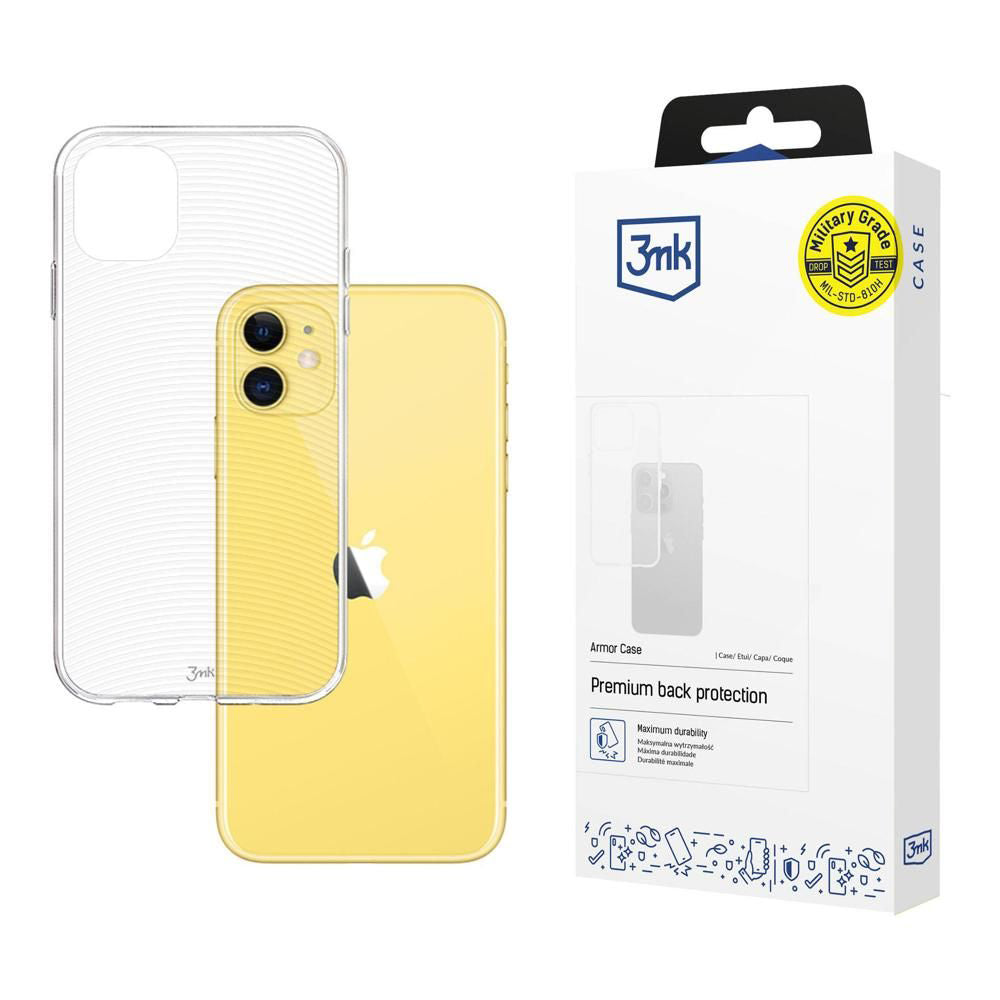 Case for Apple iPhone 11, 3MK, Armor, Transparent