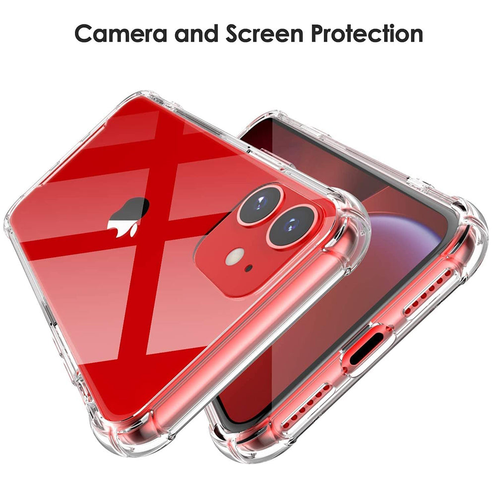 Case for Apple iPhone 11, Techsuit, Shockproof Clear, Transparent