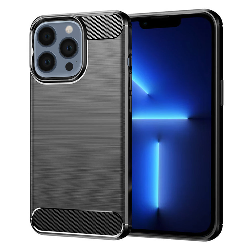 Case for Apple iPhone 13 Pro Max, Techsuit, Carbon, Black