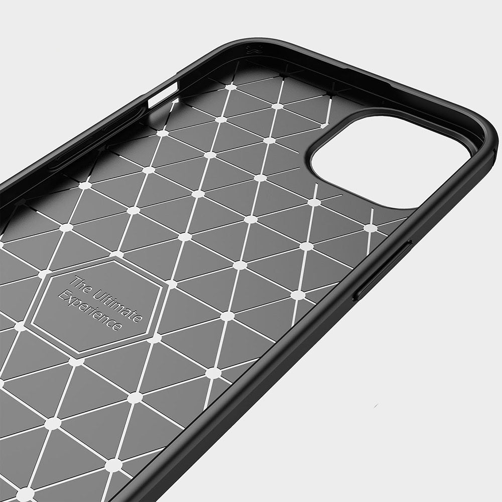 Case for Apple iPhone 13 Pro Max, Techsuit, Carbon, Black