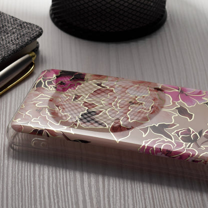 Case for Apple iPhone 14 Plus, Techsuit, Marble, Beige