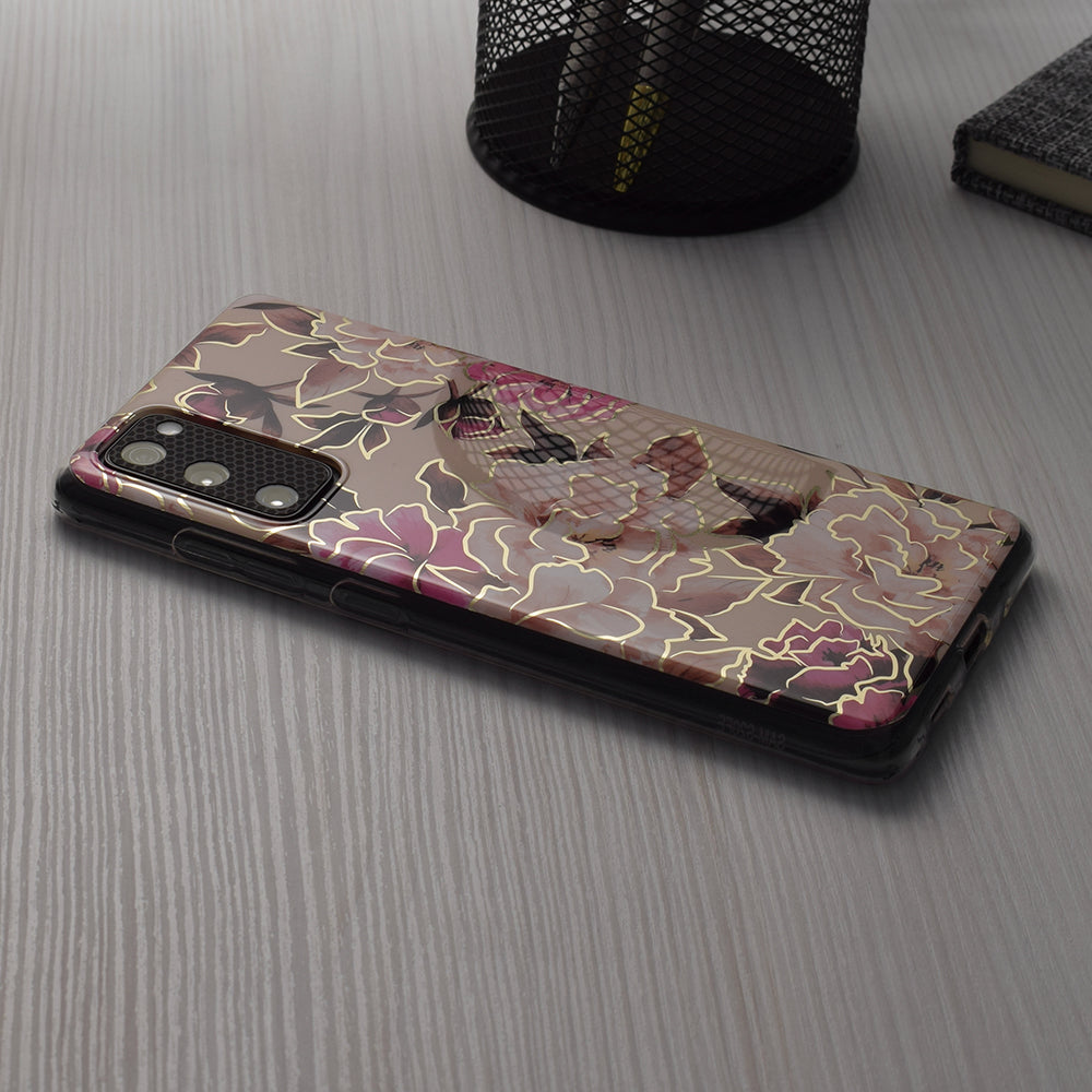 Case for Apple iPhone 14 Plus, Techsuit, Marble, Beige