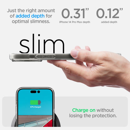 Θήκη για Apple iPhone 14 Pro Max, Spigen, Ultra Hybrid, Διάφανη ACS04816