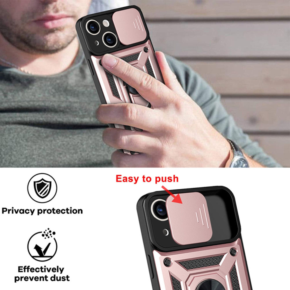 Case for Apple iPhone 14 Pro, Techsuit, CamShield, Pink