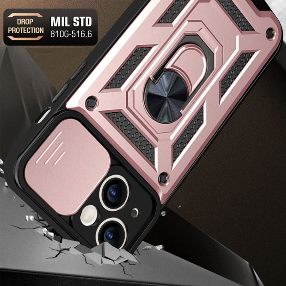 Case for Apple iPhone 14 Pro, Techsuit, CamShield, Pink