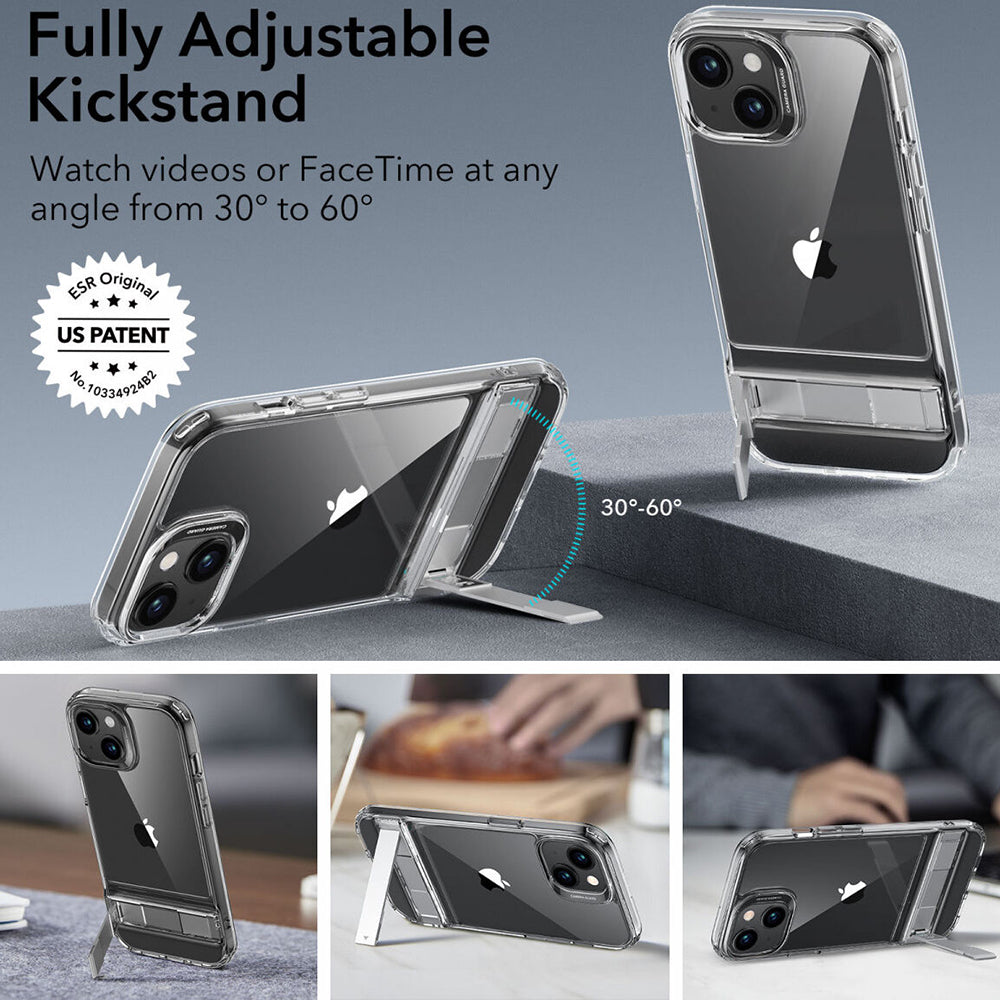 Θήκη για Apple iPhone 15 Plus, ESR, Air Shield Boost Kickstand, Διάφανη
