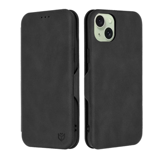 Case for Apple iPhone 15 Plus, Techsuit, Safe Wallet Plus, Black