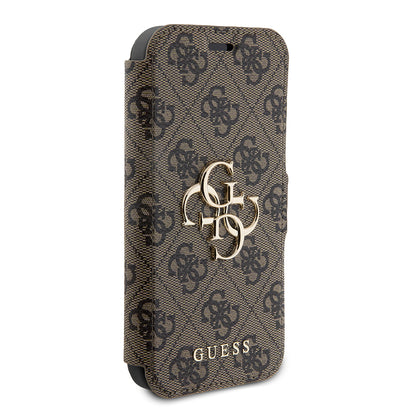 Θήκη για Apple iPhone 15 Pro Max, Guess, 4G Book, Καφέ