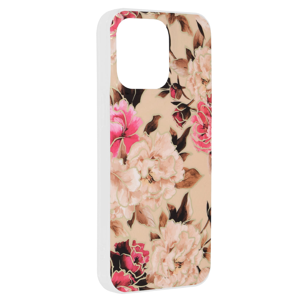Θήκη για Apple iPhone 15 Pro Max, Techsuit, Marble, Μπεζ