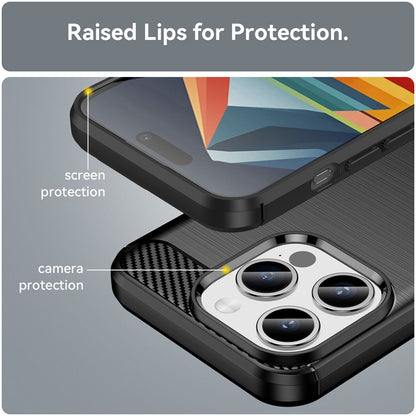 Θήκη για Apple iPhone 15 Pro, Techsuit, Carbon, Μαύρο