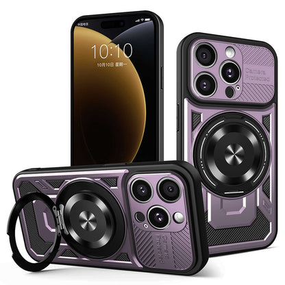 Θήκη για Apple iPhone 15 Pro, Techsuit, RuggedCam, Μωβ