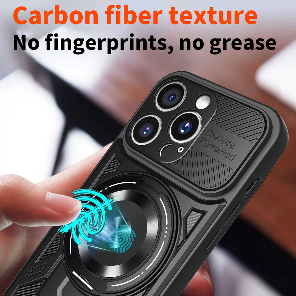 Θήκη για Apple iPhone 15 Pro, Techsuit, RuggedCam, Μωβ