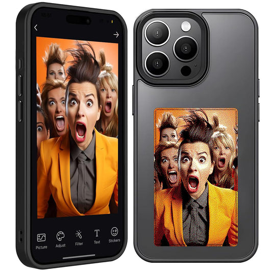 Case for Apple iPhone 15 Pro, Techsuit, SmartScreen NFC, Black
