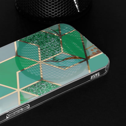 Case for Apple iPhone 15, Techsuit, Marble, Green