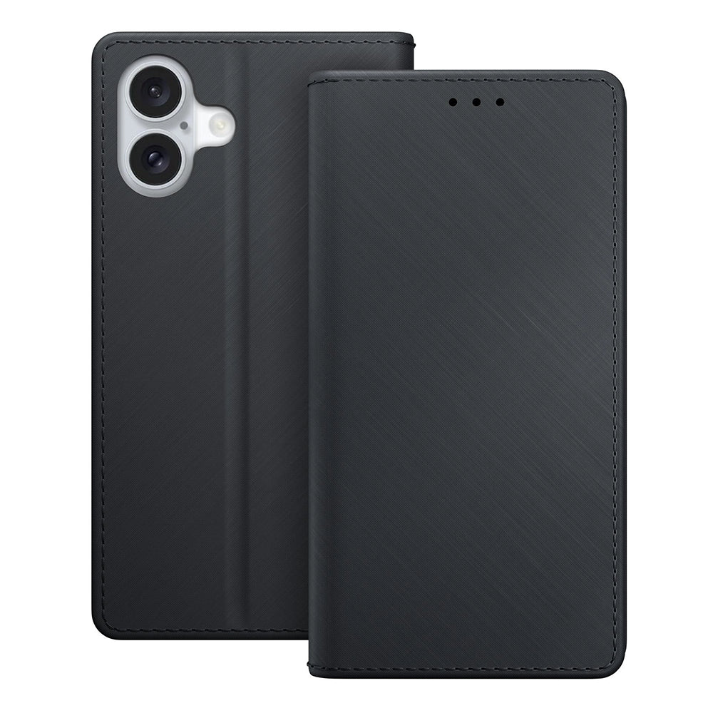 Case for Apple iPhone 16, 3MK, Wallet, Black