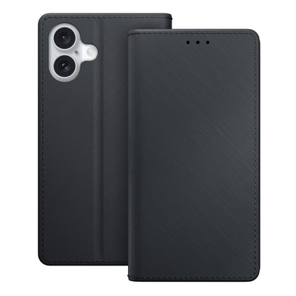 Case for Apple iPhone 16, 3MK, Wallet, Black