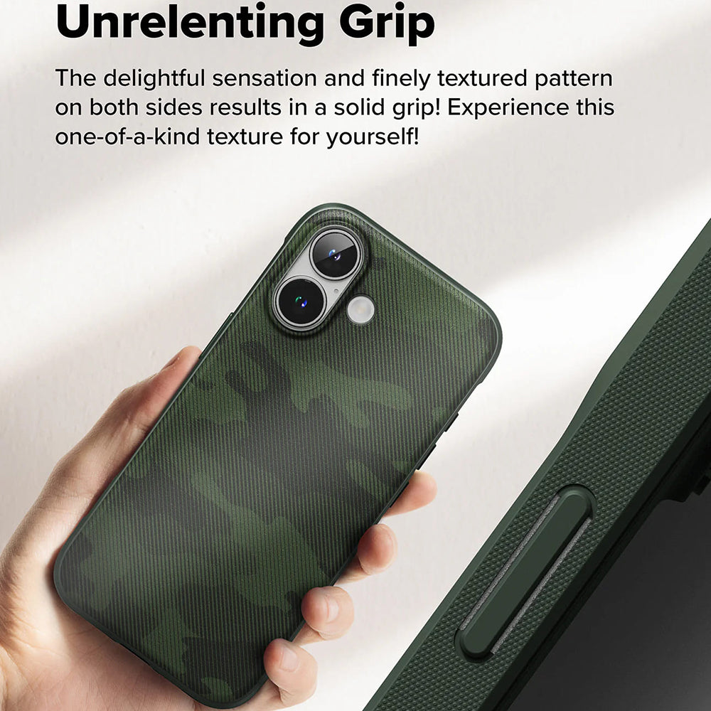 Case for Apple iPhone 16 Plus, Ringke, Onyx Design, Green