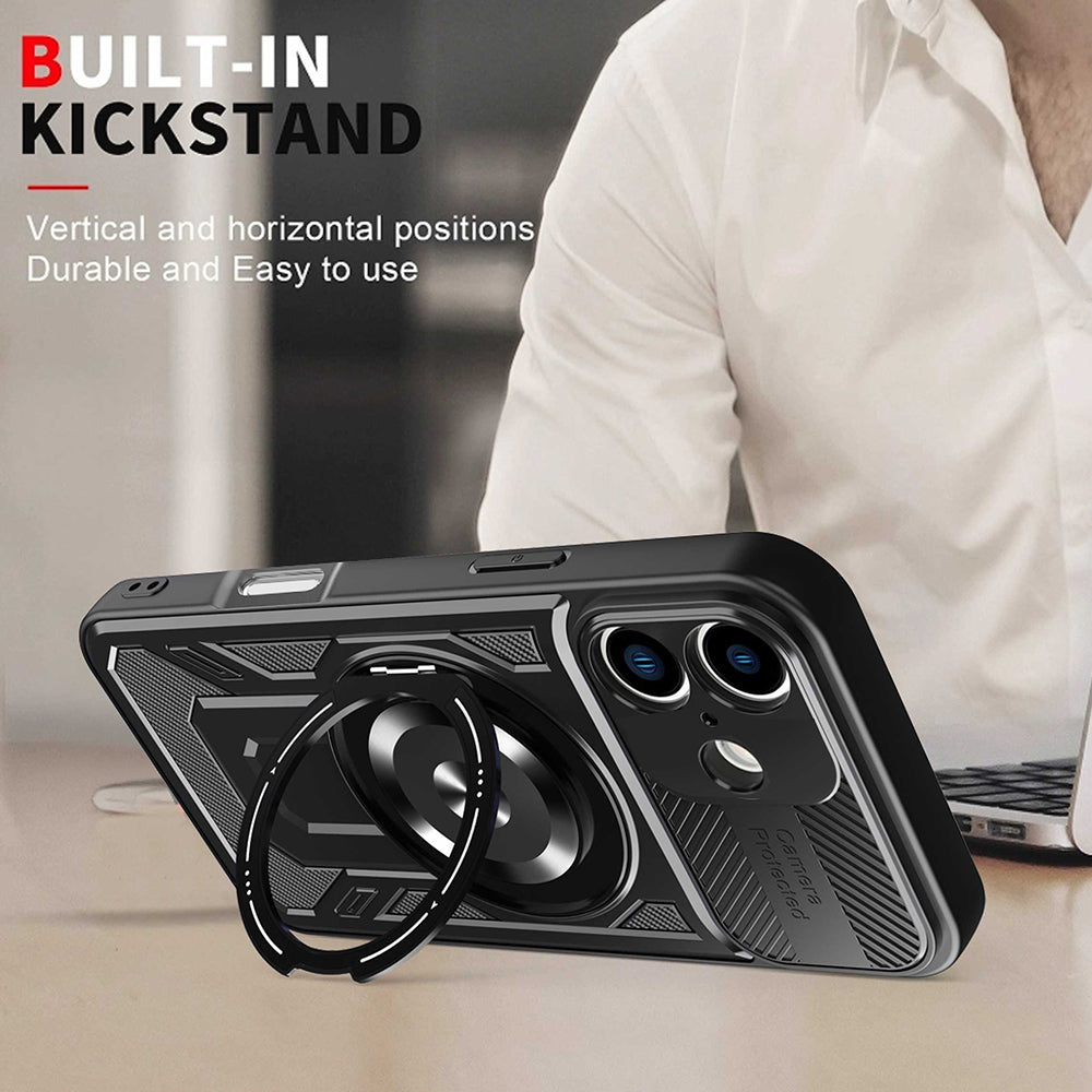 Θήκη για Apple iPhone 16 Plus, Techsuit, RuggedCam, Γκρι