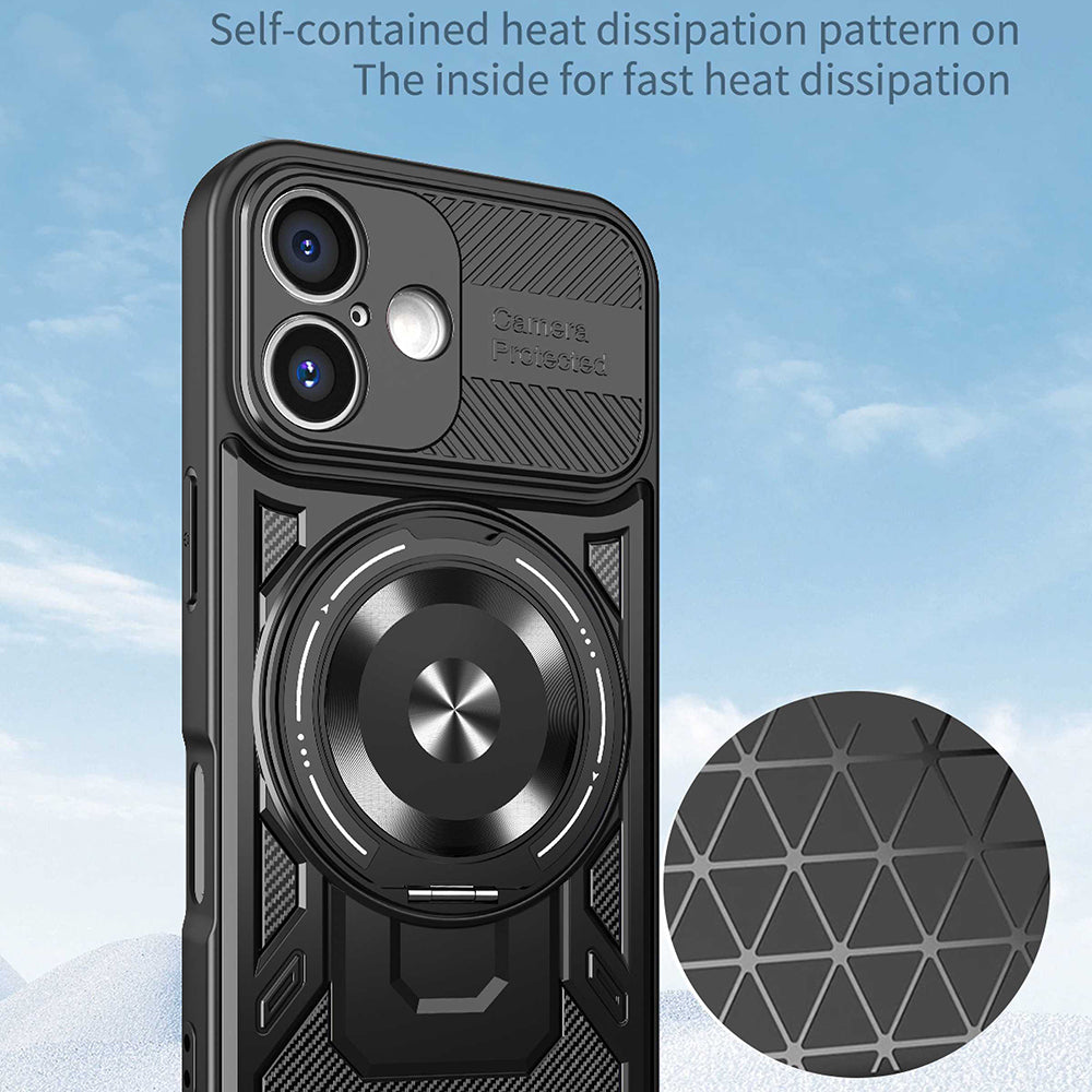 Θήκη για Apple iPhone 16 Plus, Techsuit, RuggedCam, Γκρι