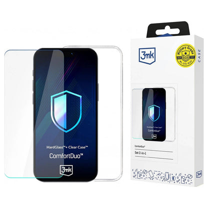 Case for Apple iPhone 16 Pro, 3MK, ComfortDuo, Transparent