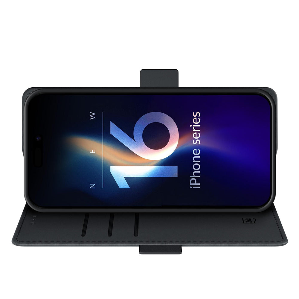 Case for Apple iPhone 16 Pro, 3MK, Wallet, Black