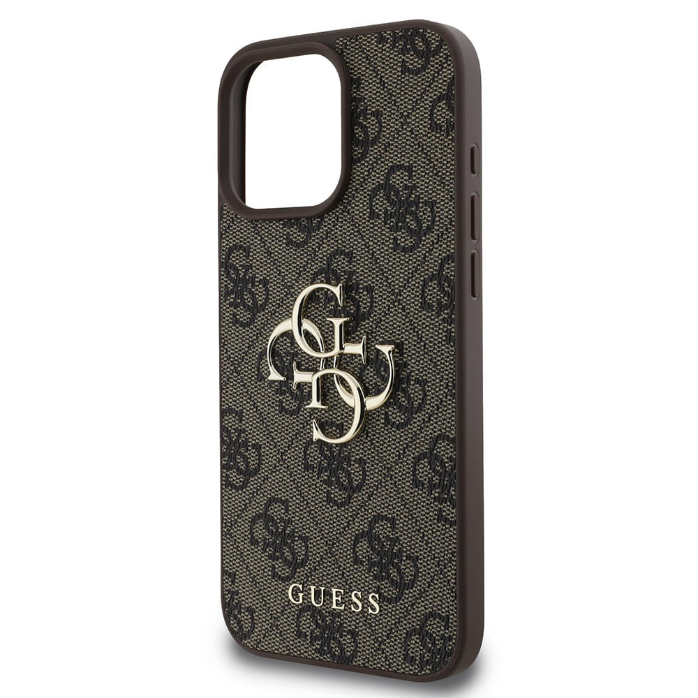 Θήκη για Apple iPhone 16 Pro, Guess, 4G Big Logo, Καφέ