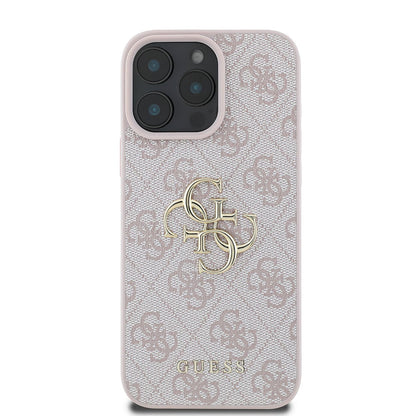 Θήκη για Apple iPhone 16 Pro, Guess, 4G Big Logo, Ροζ