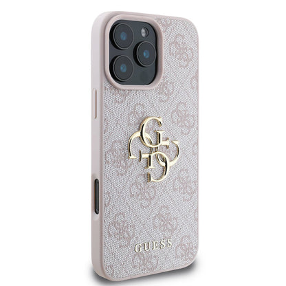 Θήκη για Apple iPhone 16 Pro, Guess, 4G Big Logo, Ροζ
