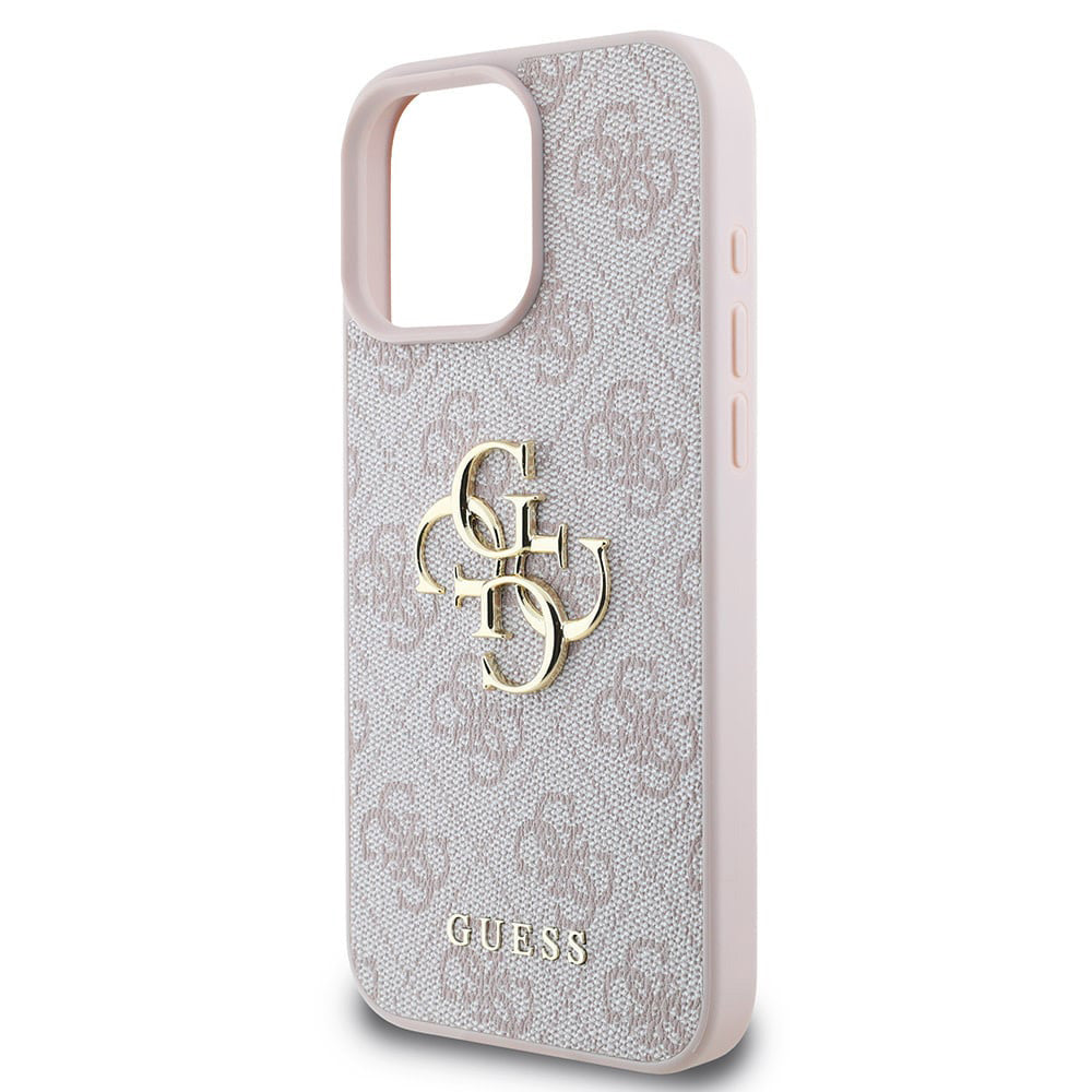 Θήκη για Apple iPhone 16 Pro, Guess, 4G Big Logo, Ροζ