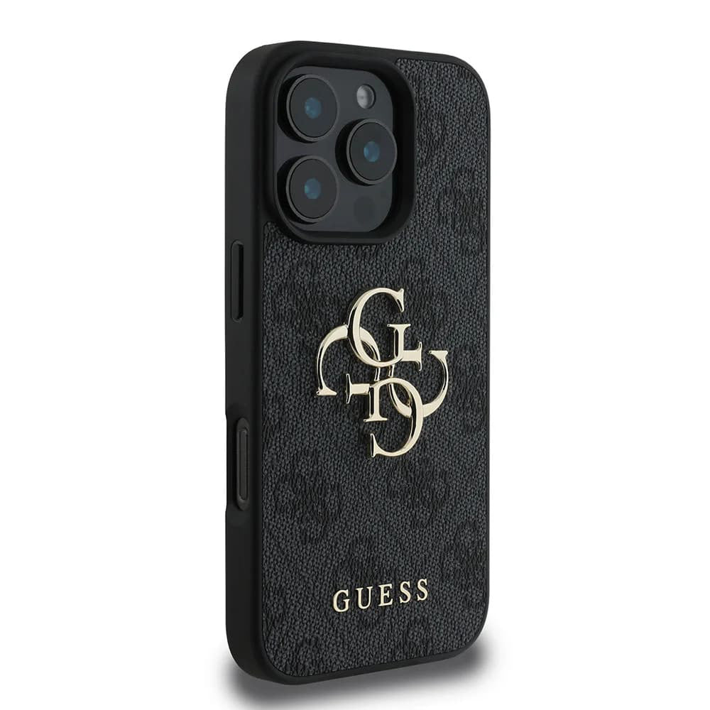 Θήκη για Apple iPhone 16 Pro Max, Guess, 4G Big Logo, Μαύρη
