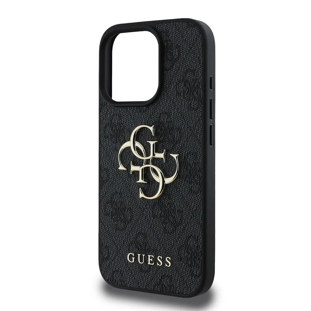 Θήκη για Apple iPhone 16 Pro Max, Guess, 4G Big Logo, Μαύρη