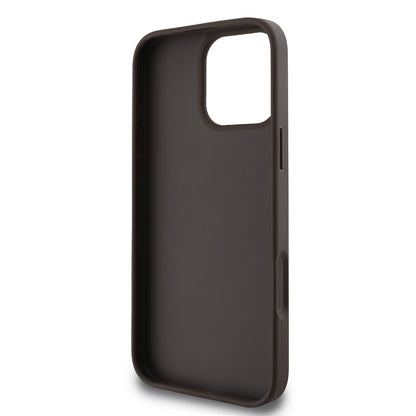 Case for Apple iPhone 16 Pro Max, Guess, 4G Classic, Brown