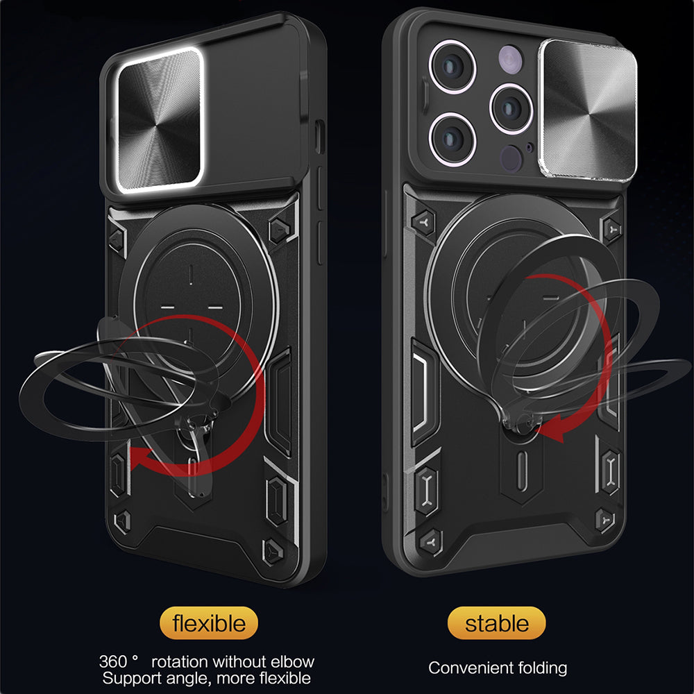 Θήκη για Apple iPhone 16 Pro, Techsuit, CamGuard Pro, Μαύρη