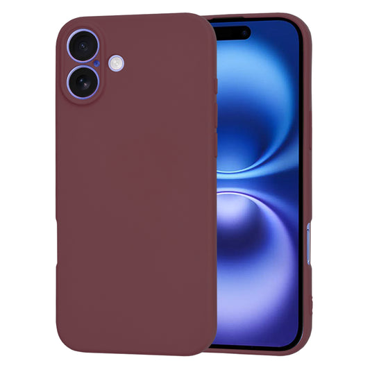 Θήκη για Apple iPhone 16, Techsuit, SoftFlex, Βυσσινί