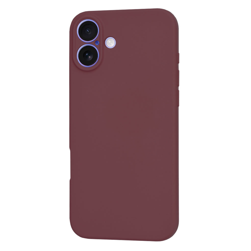 Case for Apple iPhone 16, Techsuit, SoftFlex, Cherry Red