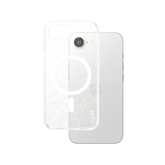 Θήκη για Apple iPhone 17e / 16e, PanzerGlass, Care Urban Combat Star Lit, Διαφανής Λευκή