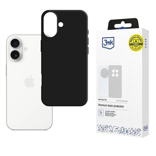 Case for Apple iPhone 17, 3MK, Pro, Matte Black