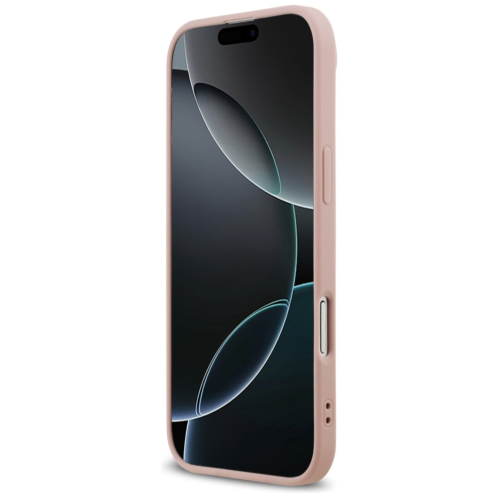 Θήκη για Apple iPhone 17 Air, Guess, Fixed Glitter Big 4G, Ροζ