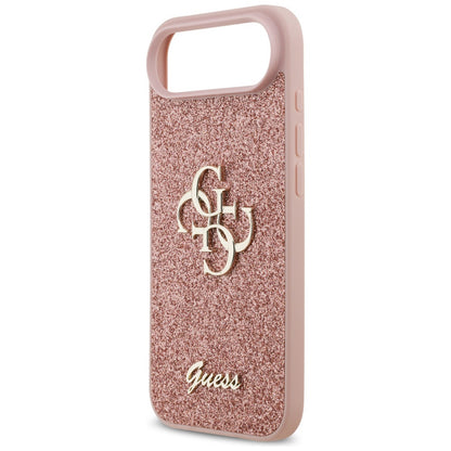 Θήκη για Apple iPhone 17 Air, Guess, Fixed Glitter Big 4G, Ροζ