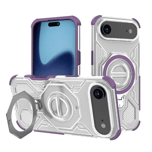 Case for Apple iPhone 17 Air, Techsuit, Carbon Shield Pro, Purple
