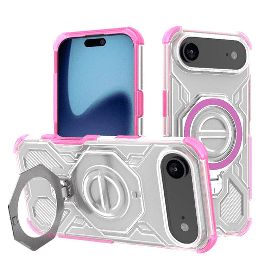 Case for Apple iPhone 17 Air, Techsuit, Carbon Shield Pro, Pink