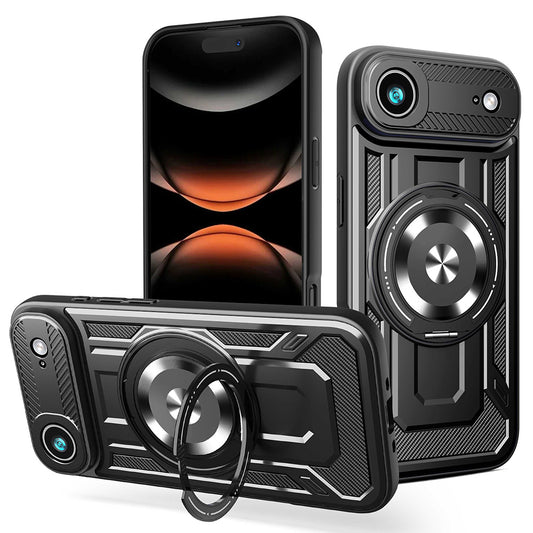 Case for Apple iPhone 17 Air, Techsuit, RuggedCam, Black