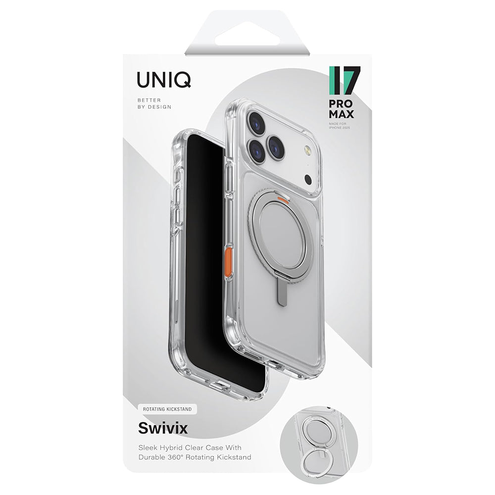 Θήκη για Apple iPhone 17 Air, UNIQ, Swivix, Ασημί