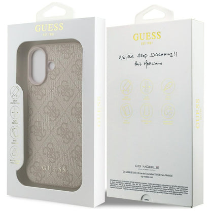 Case for Apple iPhone 17, Guess, 4G Classic, Pink